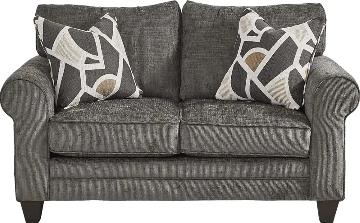 Salgado Charcoal 8 Pc Living Room