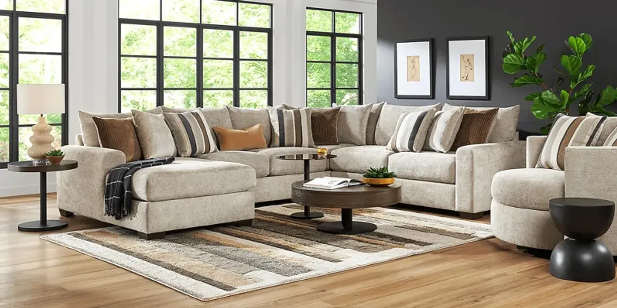 Martin Brown 3 Pc Sectional