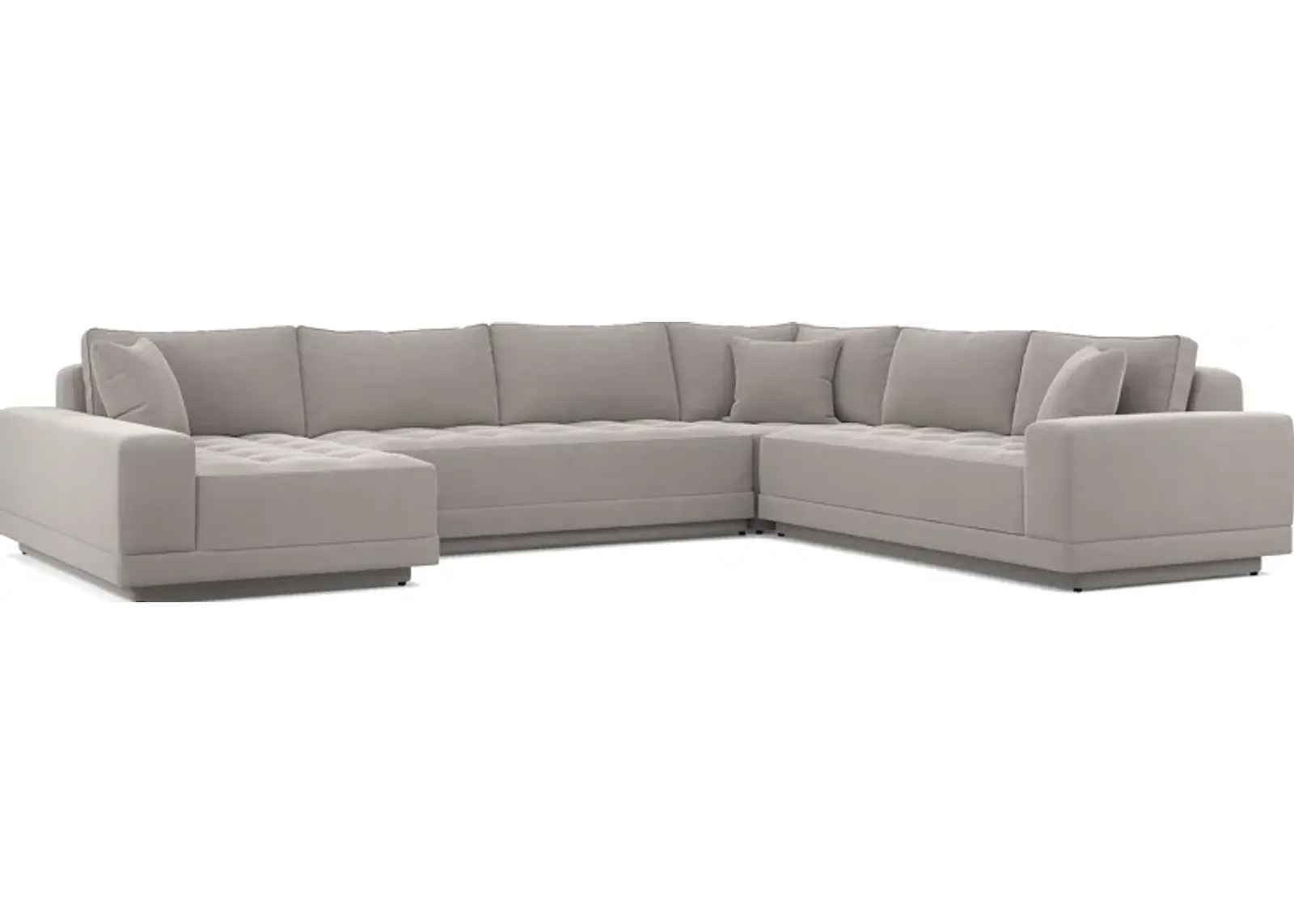 Milano Platinum 4 Pc Sectional