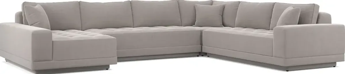 Milano Platinum 4 Pc Sectional