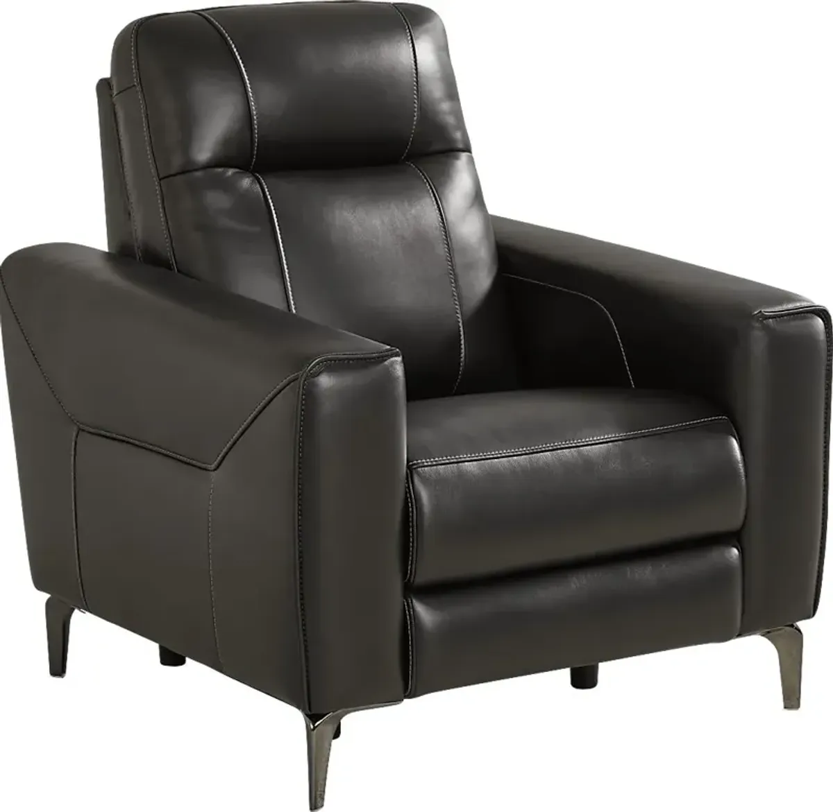 Parkside Heights Black Cherry Leather 6 Pc Living Room w/Dual Power Reclining Sofa