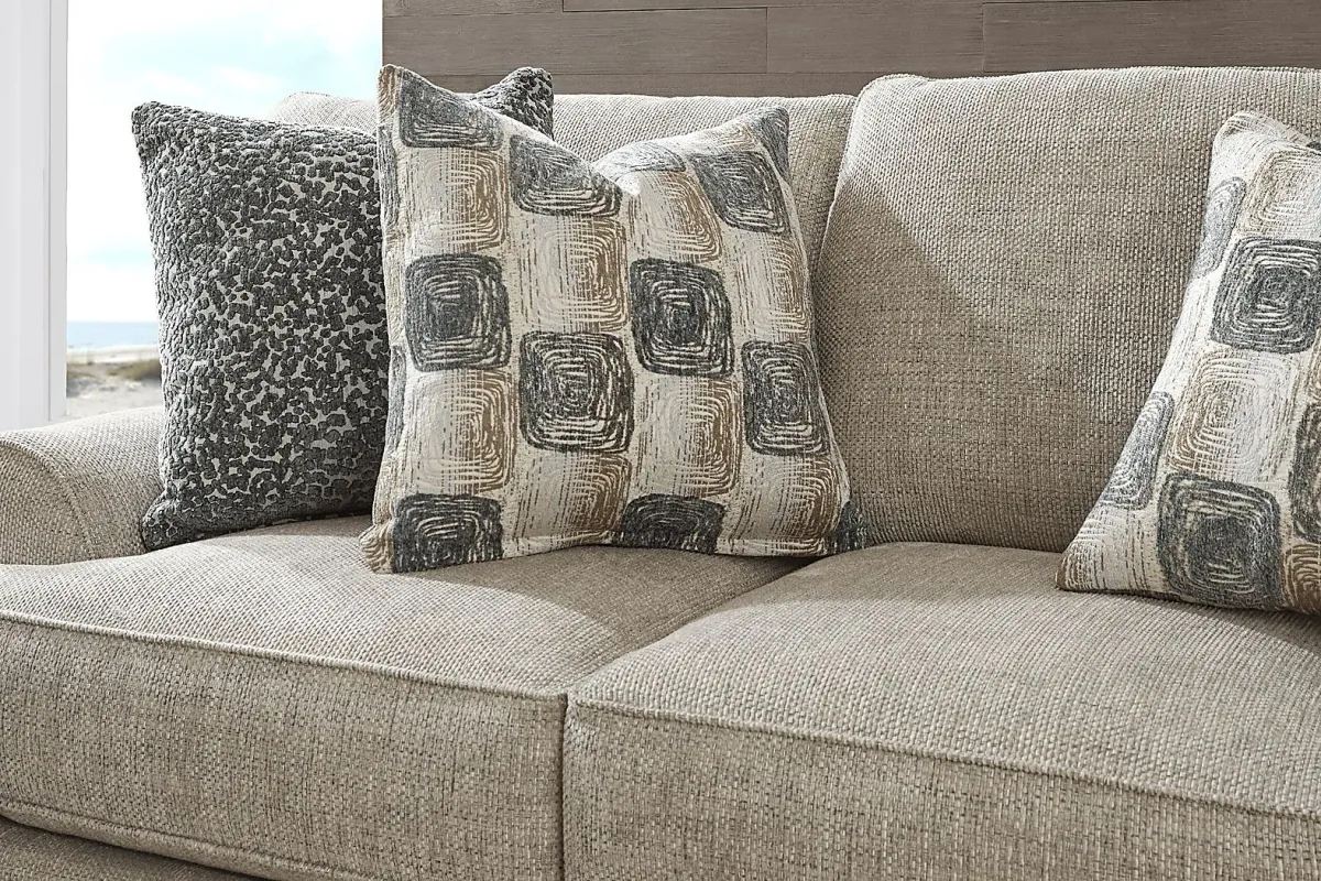 Arbour Hill Dove 7 Pc Living Room with Sleeper Sofa