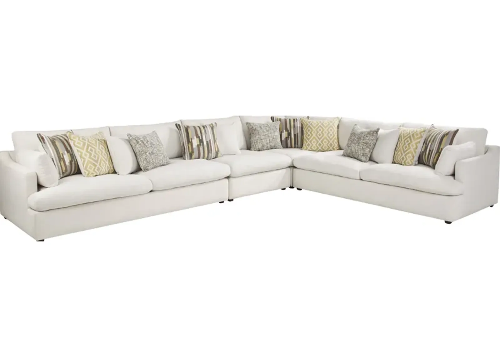 Aldon Park White 4 Pc Sectional