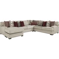 Cindy Crawford Home Tribeca Loft Beige 3 Pc Sectional
