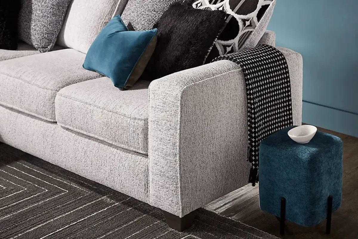 Benton Place Gray 3 Pc Sectional Living Room