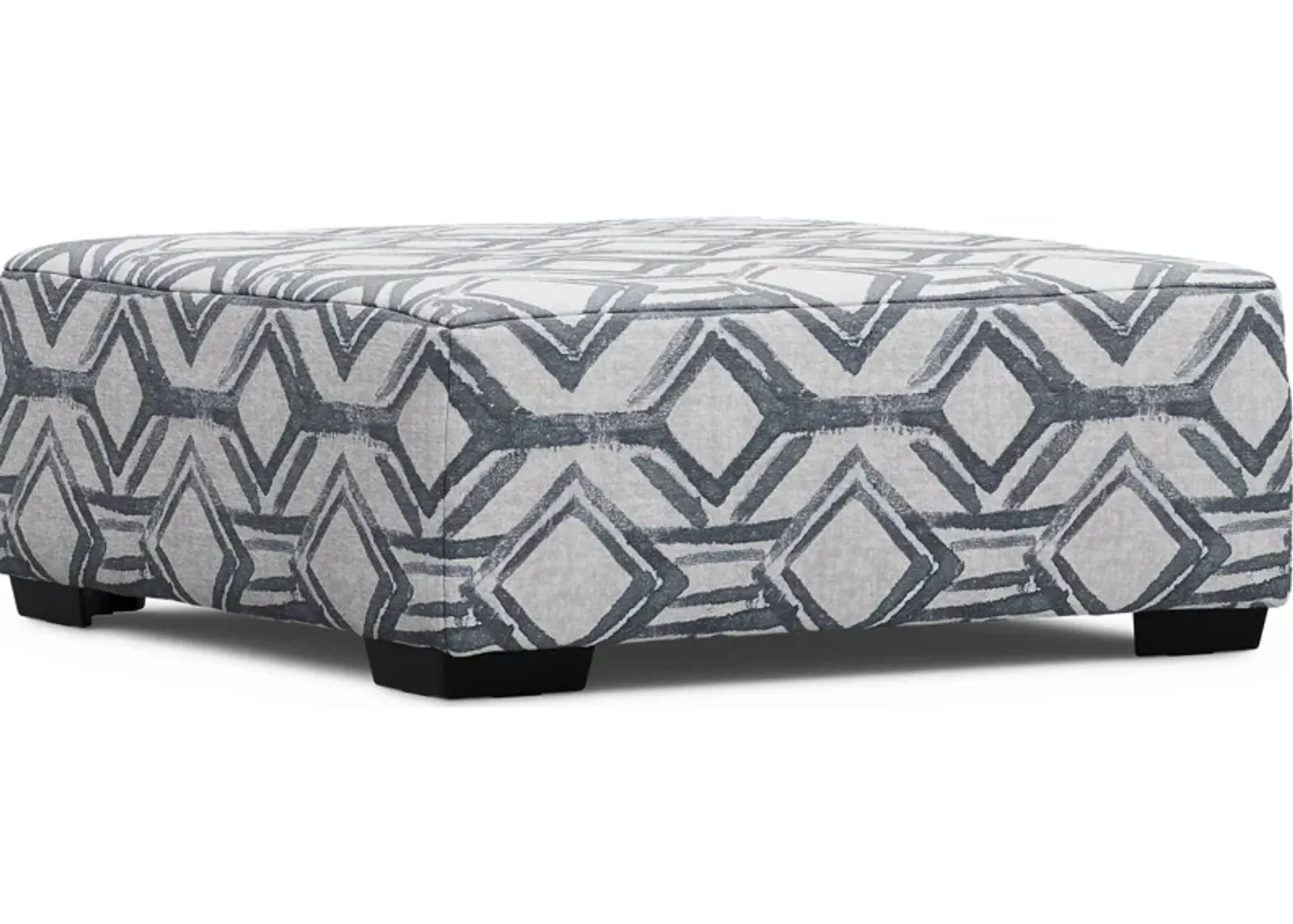 Moreau Street Black Cocktail Ottoman