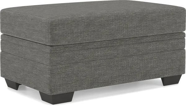 Copley Court Pewter Storage Ottoman