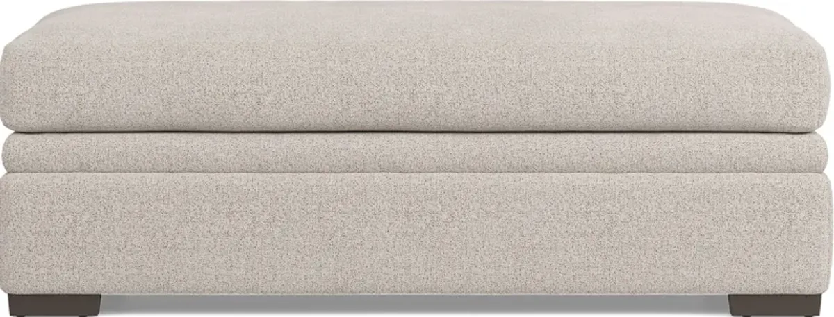 Wildwood Grove Beige Storage Ottoman