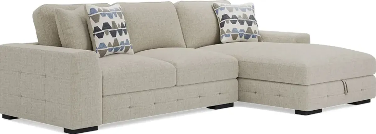 Marcola Sand 2 Pc Sleeper Sectional