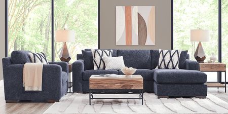Melbourne Midnight 5 Pc Sectional Living Room