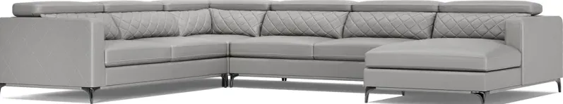 Via Sorrento Platinum 4 Pc Sectional