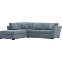 Calvin Heights Chambray Textured 2 Pc Sectional
