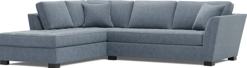 Calvin Heights Chambray Textured 2 Pc Sectional