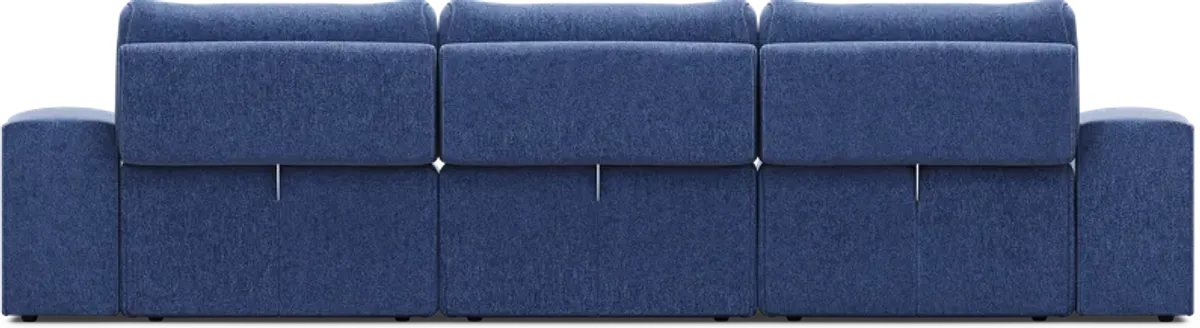 Laney Blue 6 Pc Sectional Living Room