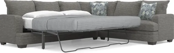 Copley Court Pewter 2 Pc Sleeper Sectional