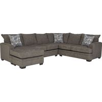Copley Court Pewter 2 Pc Sleeper Sectional