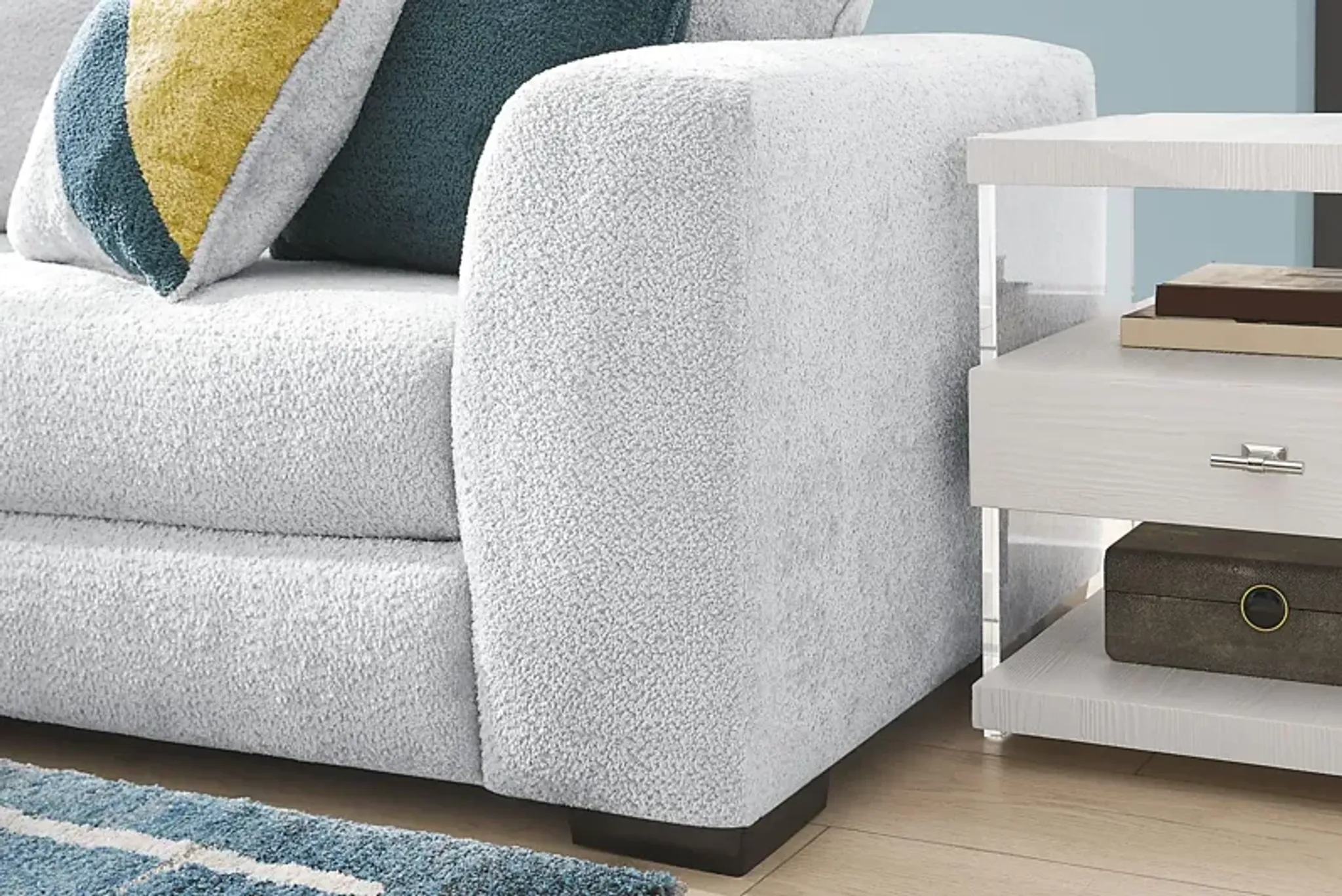Perry Gray 2 Pc Sectional Rooms To Go | Furniture.com