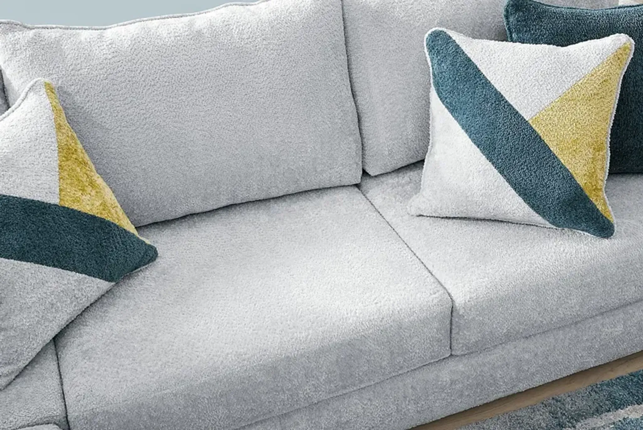 Perry Gray 2 Pc Sectional Rooms To Go | Furniture.com