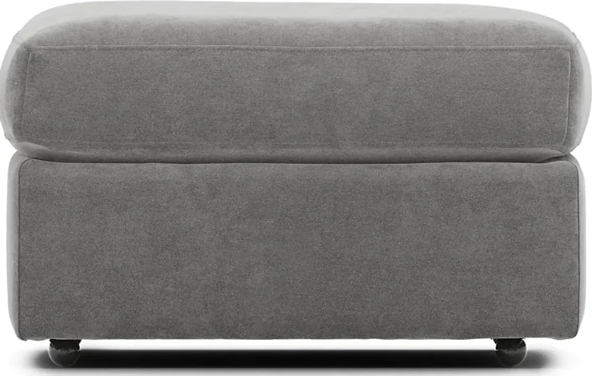 ModularOne Gray Bumper Ottoman