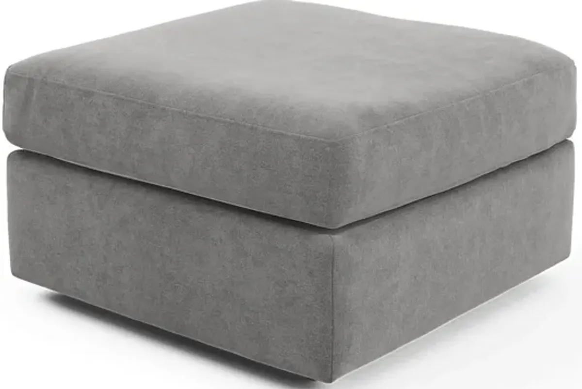 ModularOne Gray Bumper Ottoman