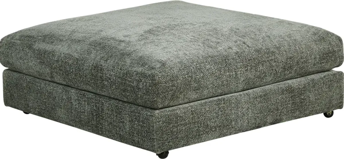 Montecito Charcoal Ottoman