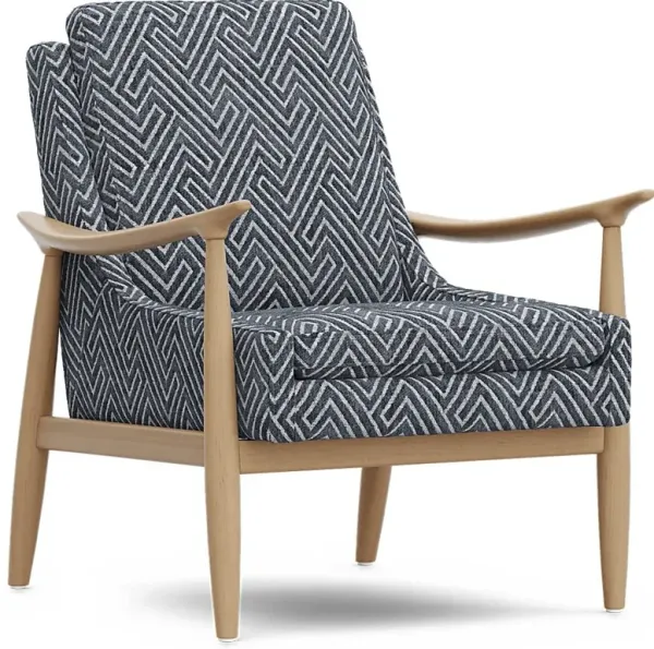 Stamford Bridge Denim Accent Chair