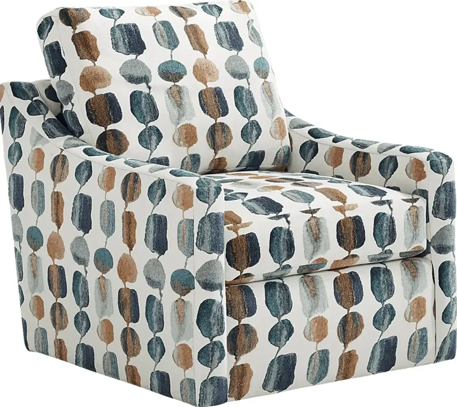 Brooklyn Gardens Blue Swivel Chair