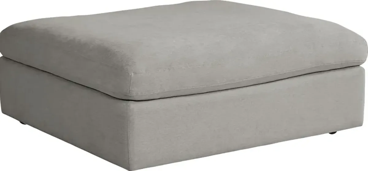 Aldon Park Gray Bumper Ottoman