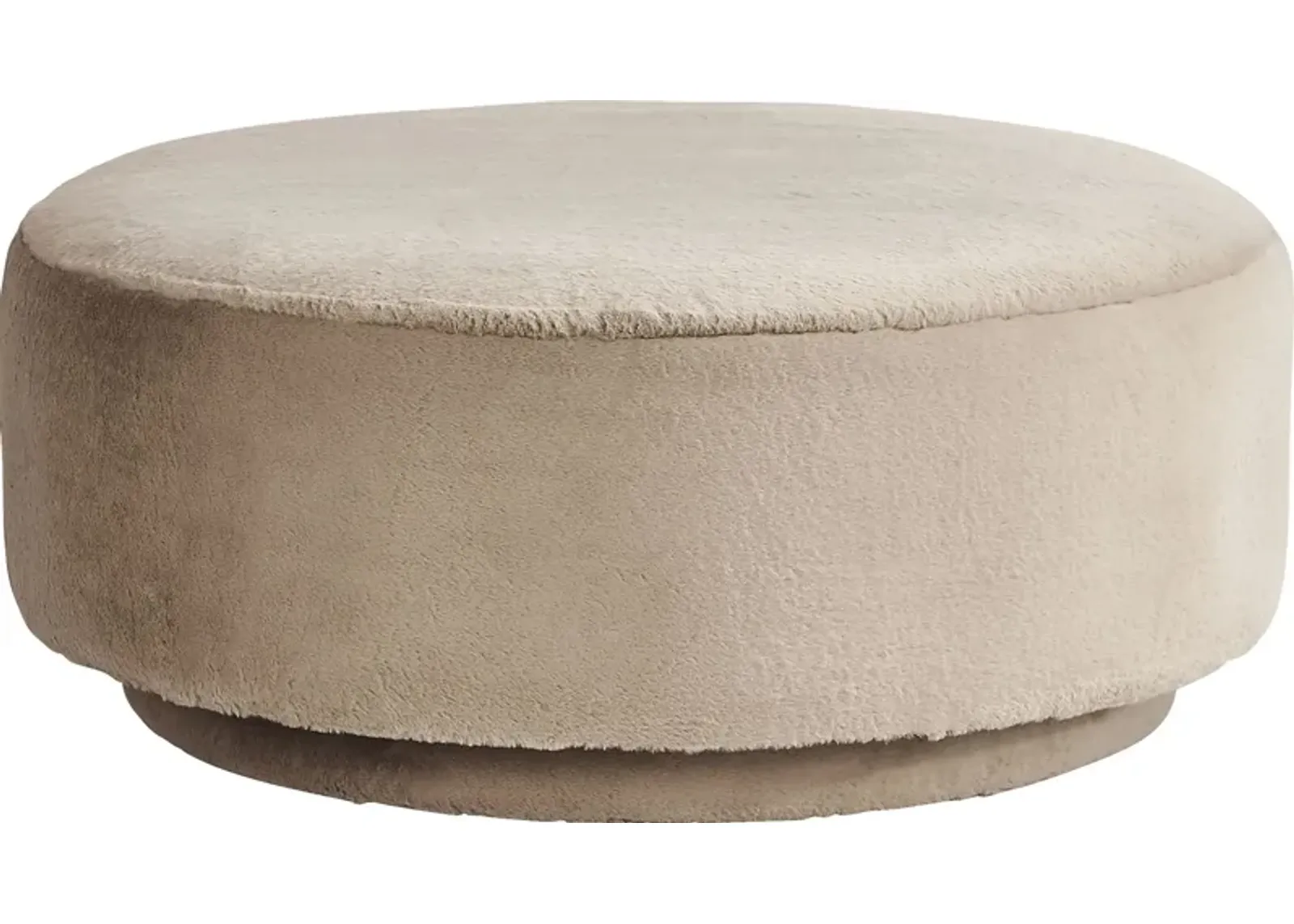 Wexley Beige Cocktail Ottoman