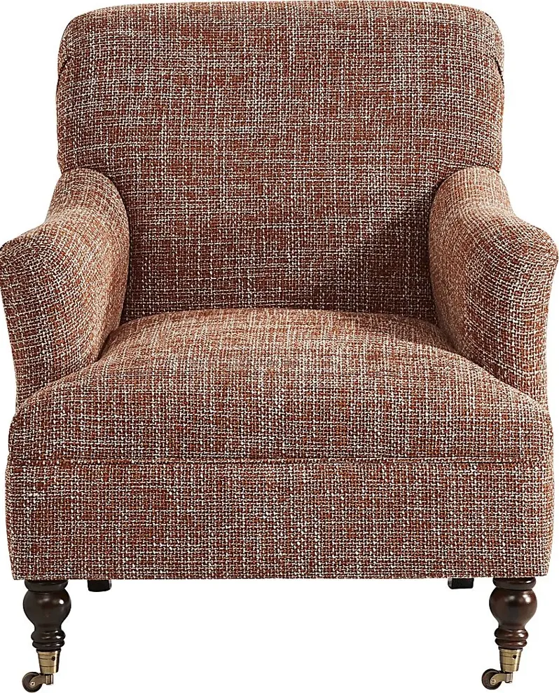 Scottsdale Square Orange Accent Chair