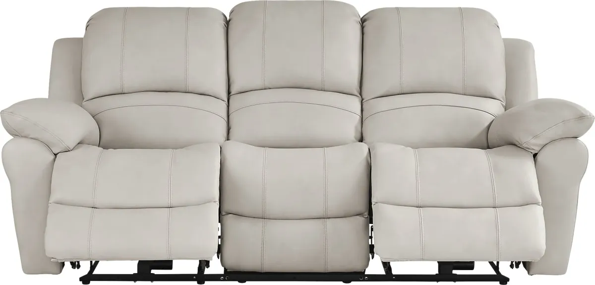 Vercelli Way Stone Leather 7 Pc Reclining Living Room