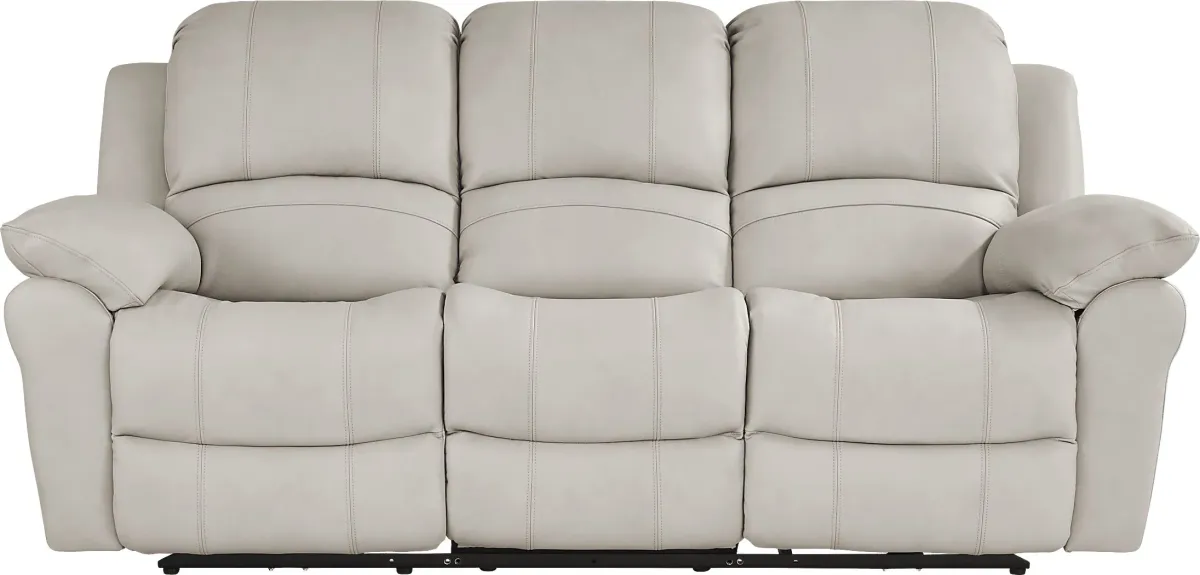 Vercelli Way Stone Leather 7 Pc Reclining Living Room