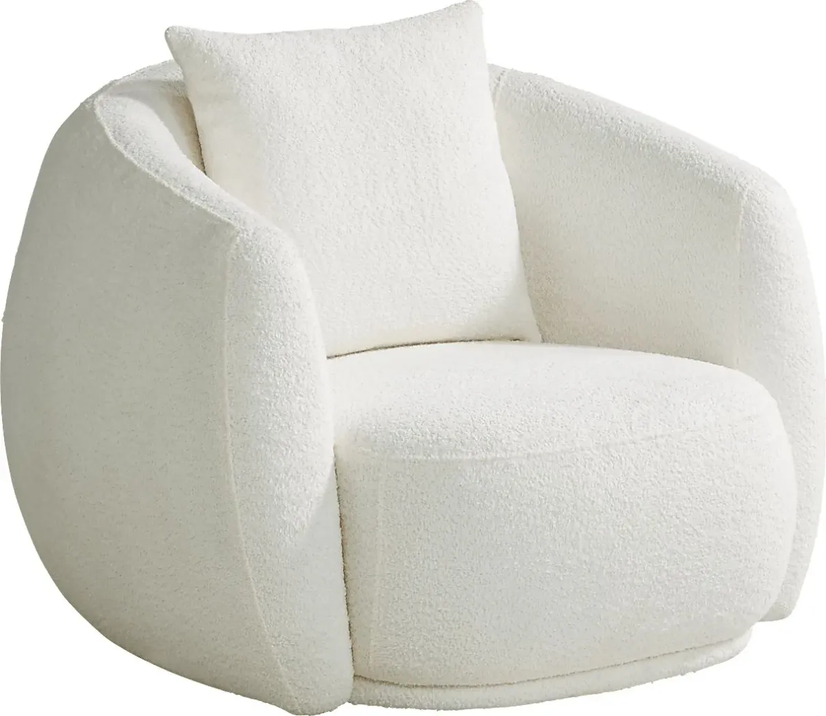 Soho Heights Ivory Swivel Chair