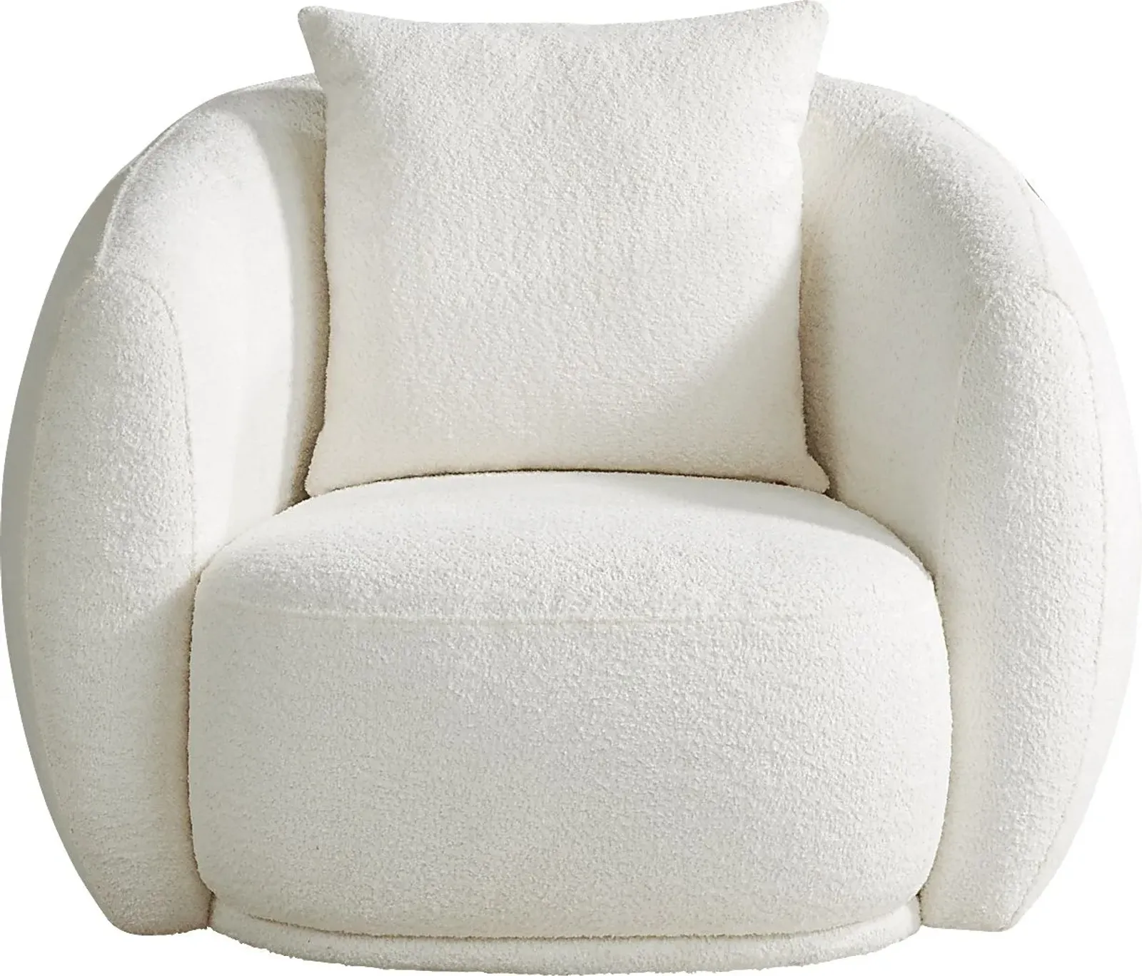 Soho Heights Ivory Swivel Chair