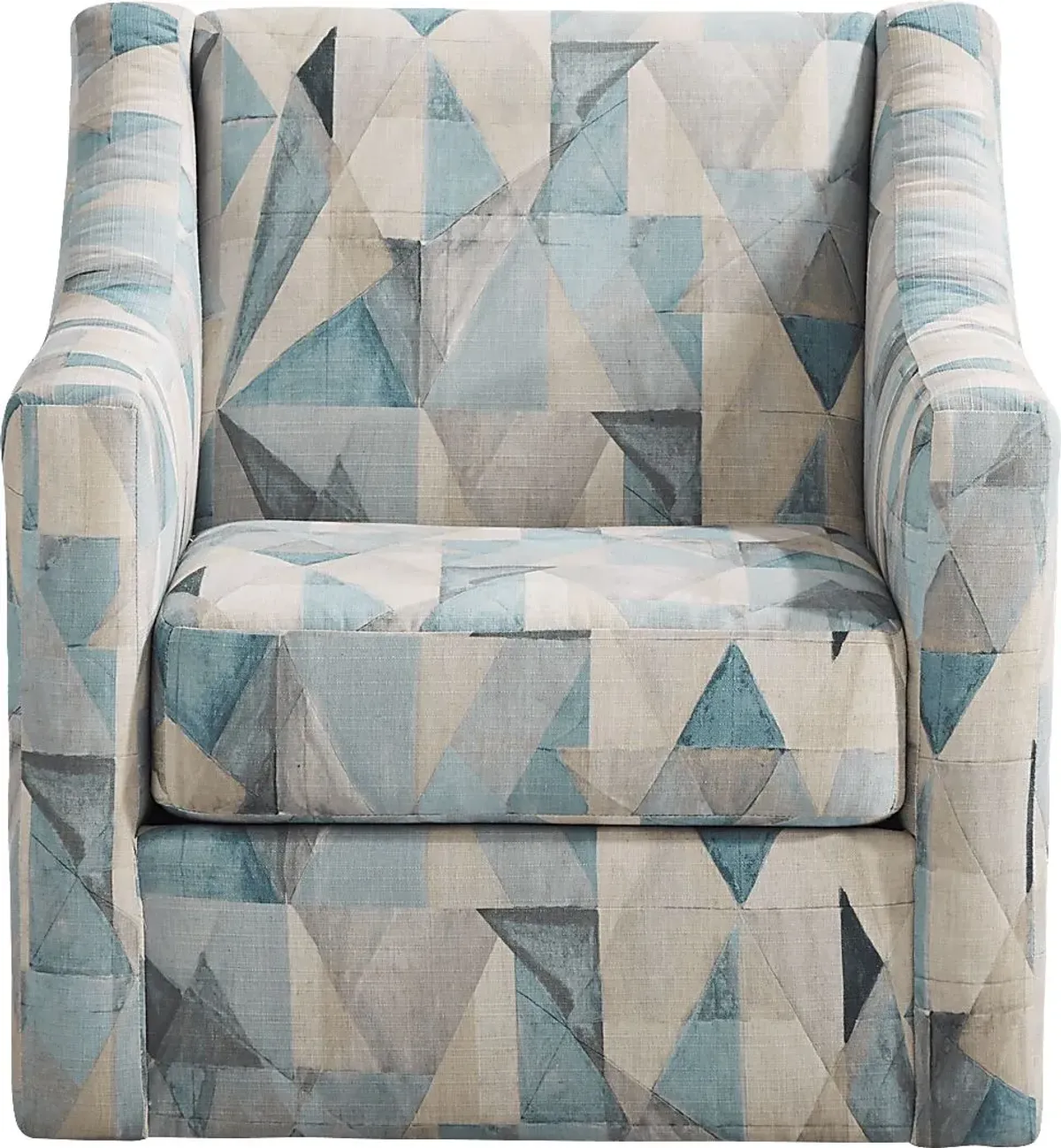 Bramfield Blue Swivel Accent Chair