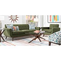 East Side Avocado 6 Pc Living Room