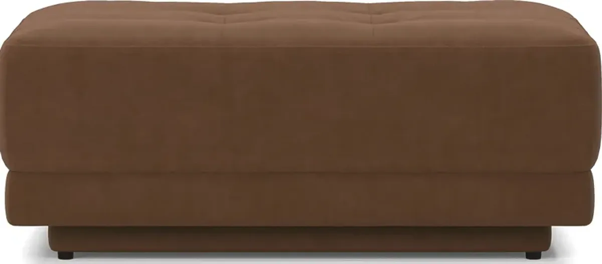 Milano Brown Ottoman