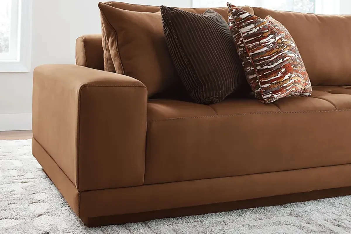 Milano Brown 5 Pc Sectional Living Room