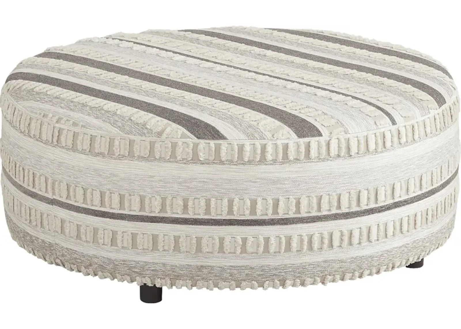 Aberlin Court Beige Cocktail Ottoman