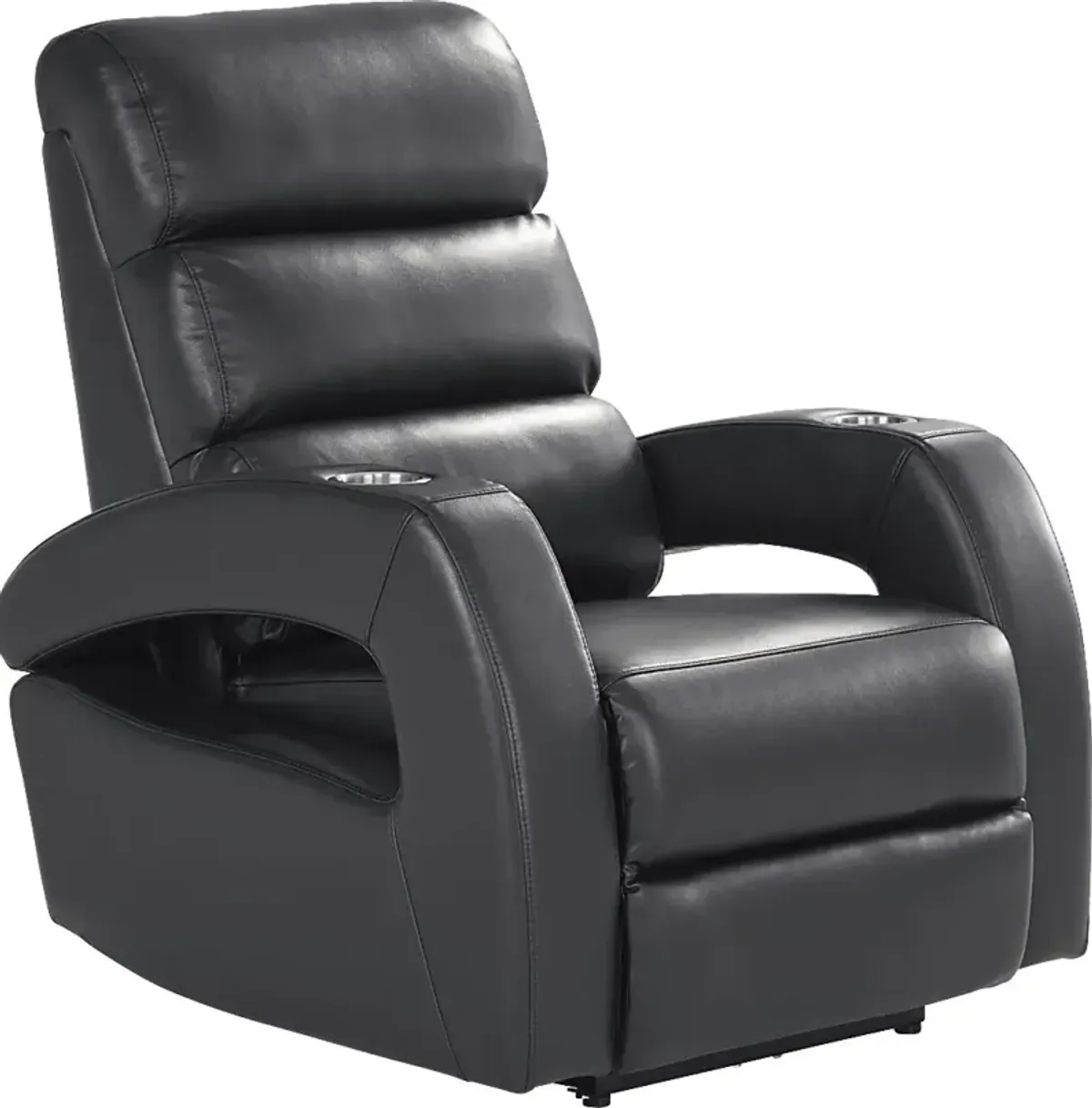 Hudson Heights Black Power Recliner