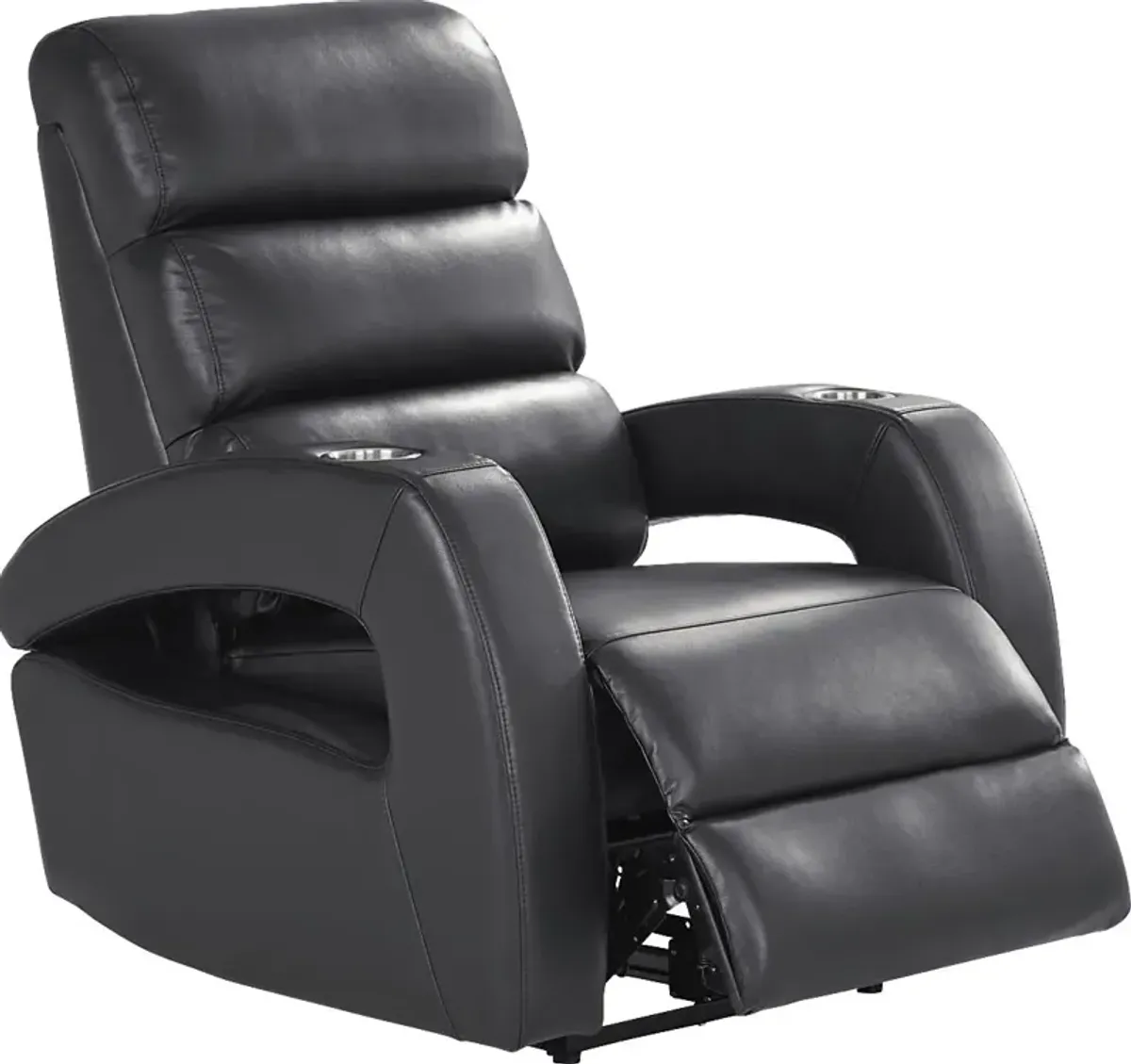 Hudson Heights Black Power Recliner