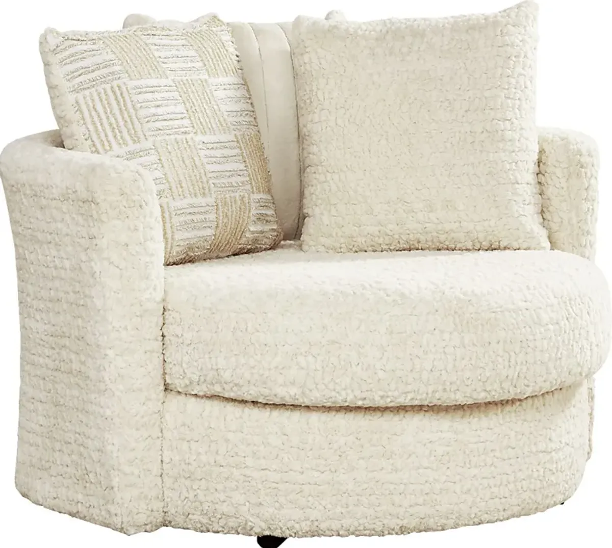 Chandler Ivory Swivel Chair