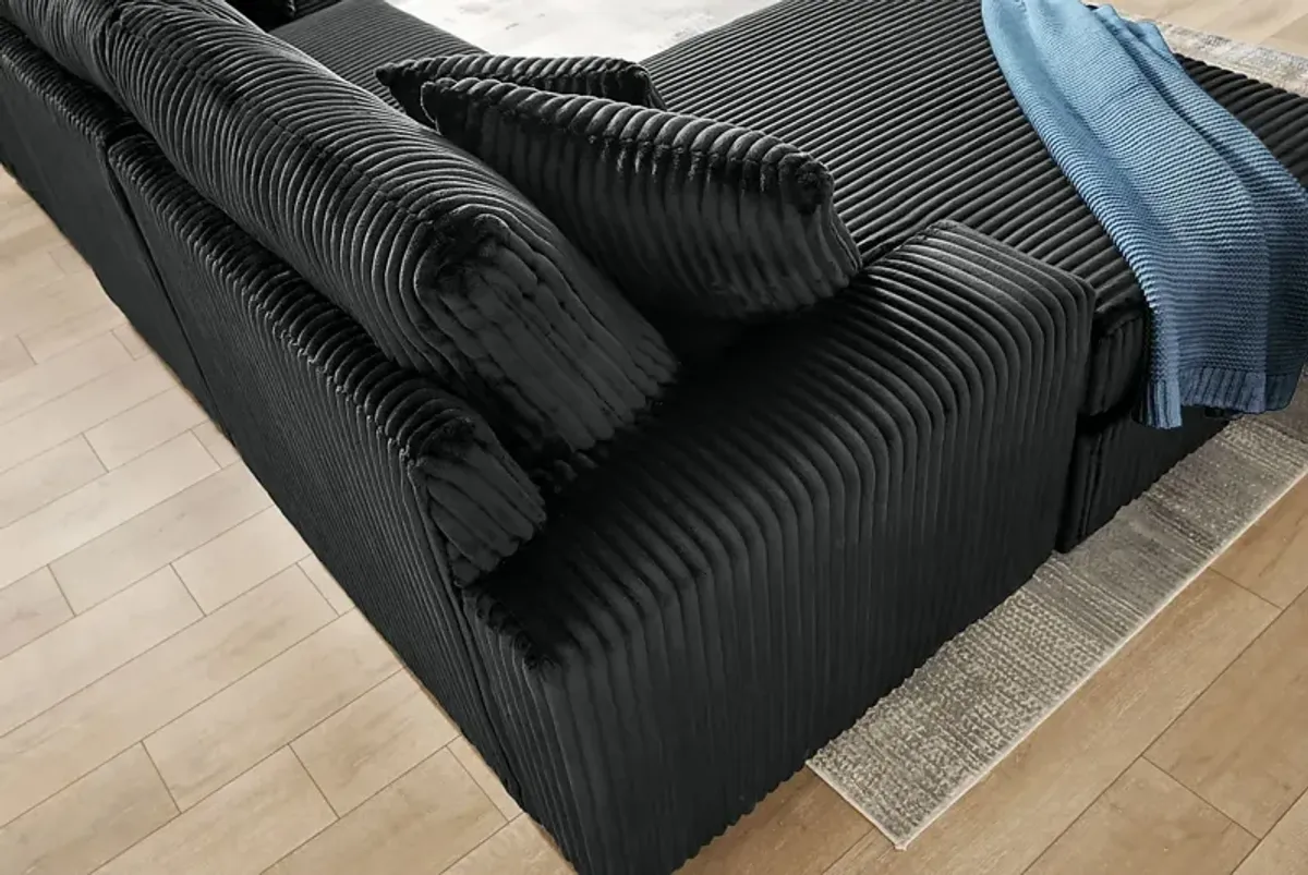 Lexford Park Black 6 Pc Sectional