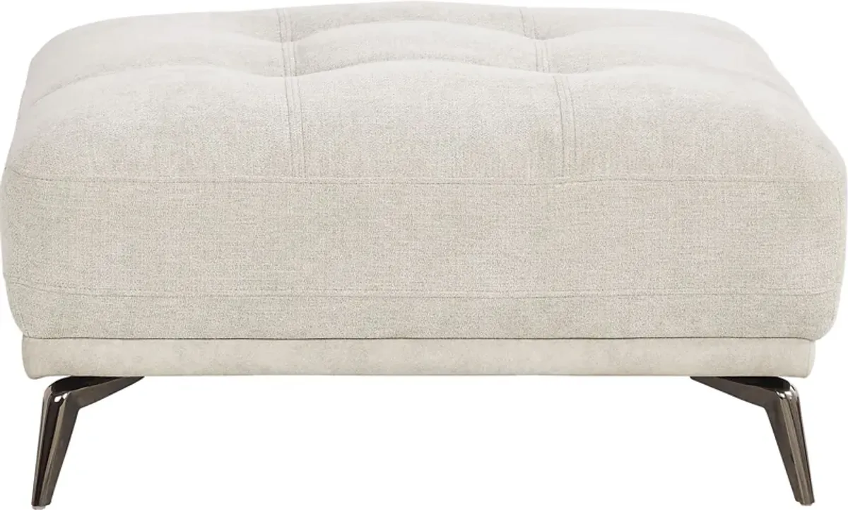 Valencia Light Gray Ottoman by Rooms To Go