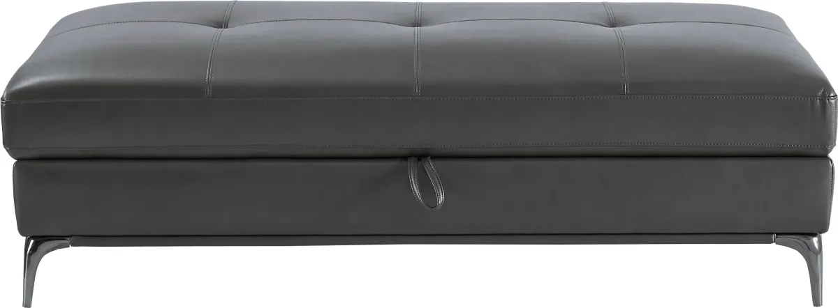 Via Sorrento Granite Storage Ottoman