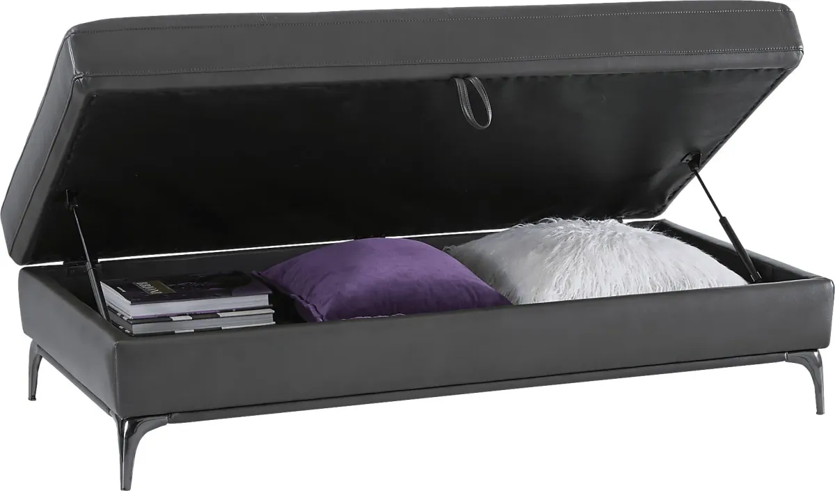 Via Sorrento Granite Storage Ottoman