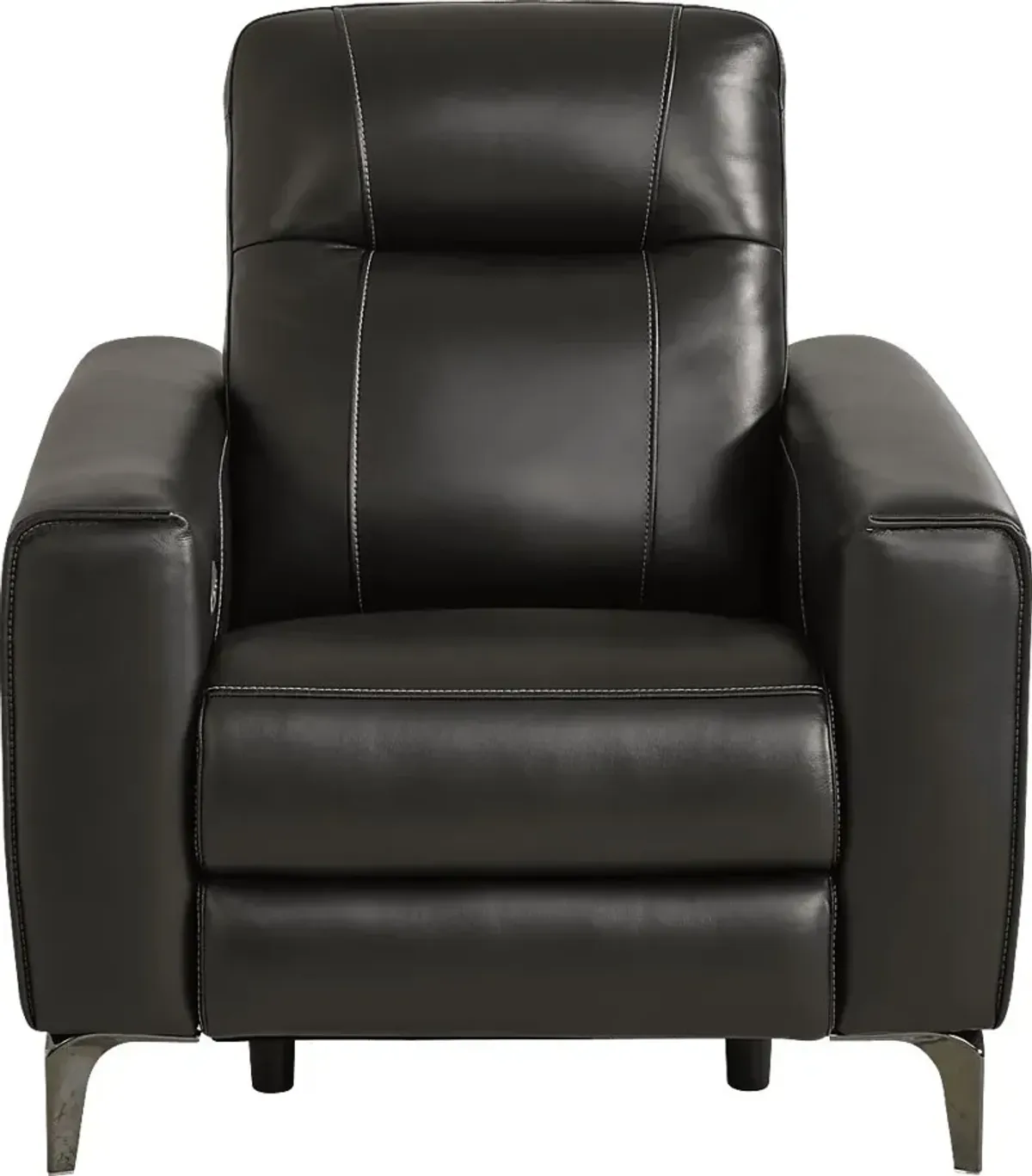 Parkside Heights Black Cherry Leather 6 Pc Dual Power Reclining Living Room