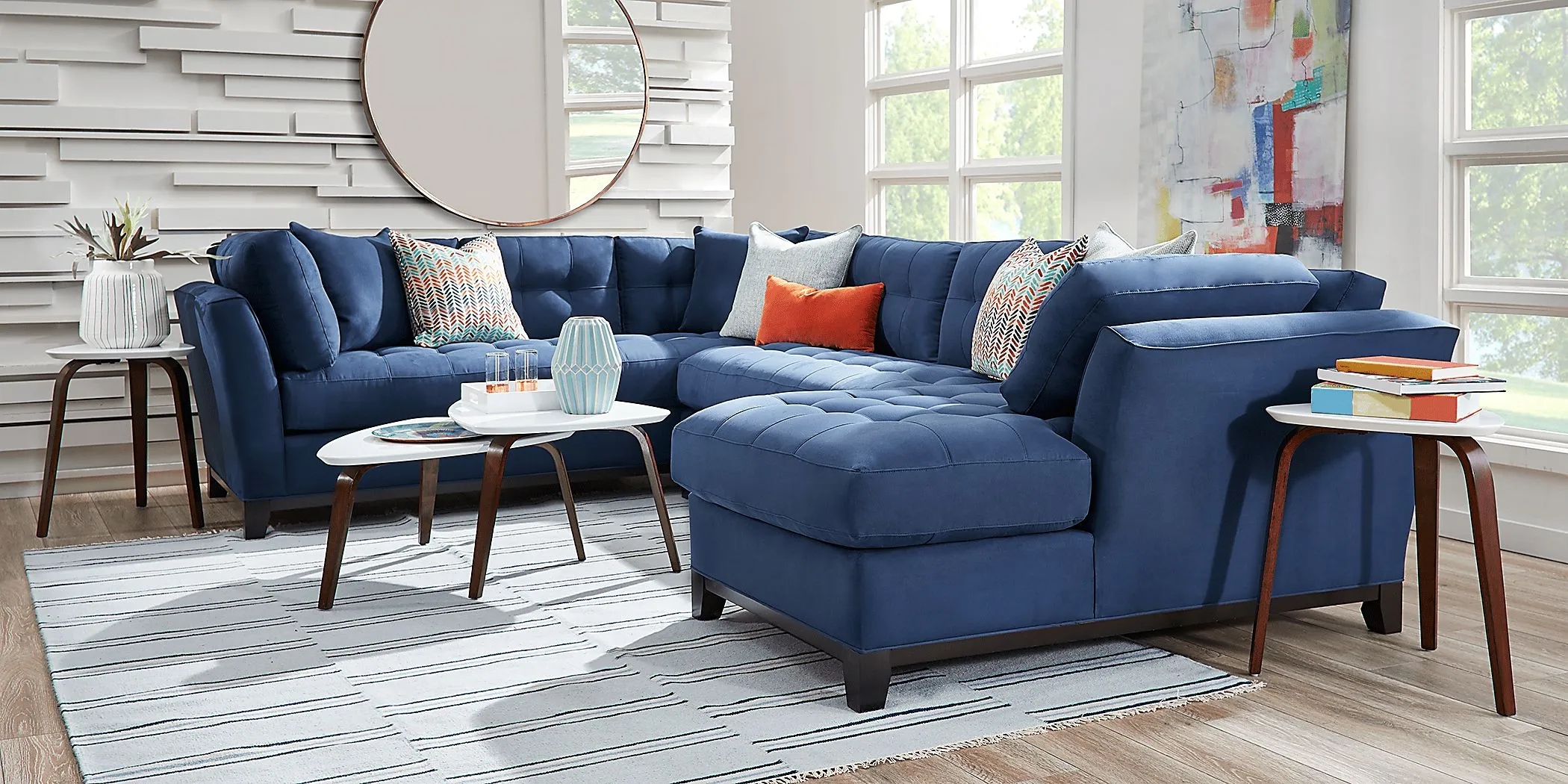 ★MIDNIGHT MOVE★ cross t dark grey Metro Midnight Microfiber 3 Pc Sectional by Rooms To Go