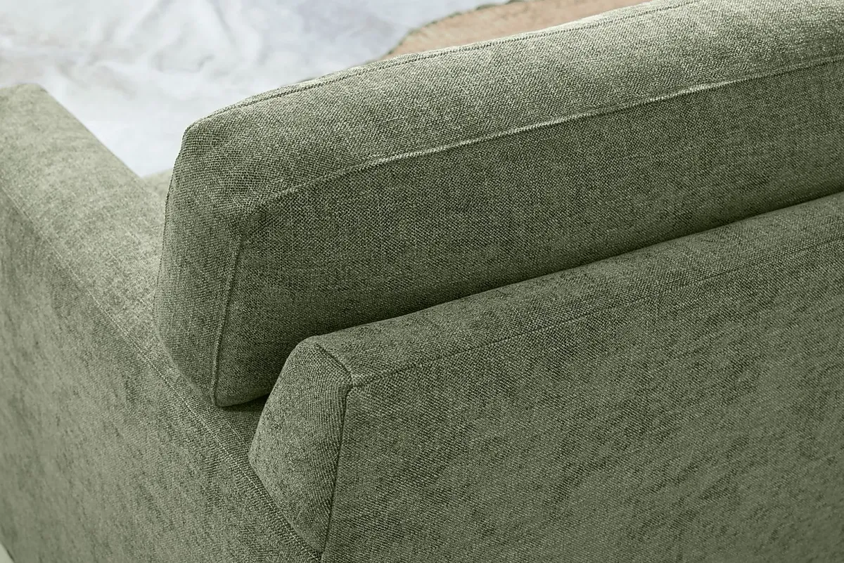 Harmonie Avocado 3 Pc Sleeper Sectional