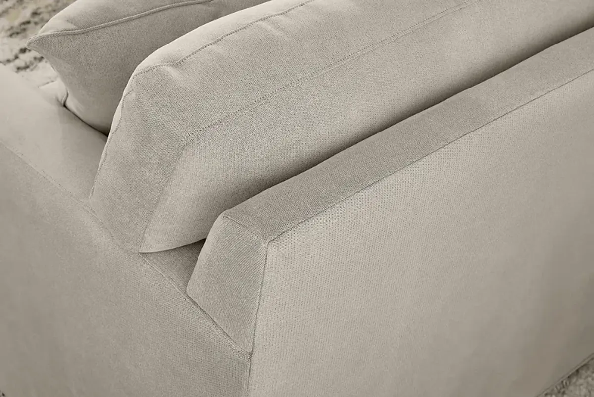 Harmonie Dove 3 Pc Sleeper Sectional